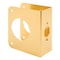 Prime-Line Brass Lock and Door Reinforcement Plate for 1-3/4 In. Thick Doors, Brass Finish (Single Pack) U 9556 - alternate 1